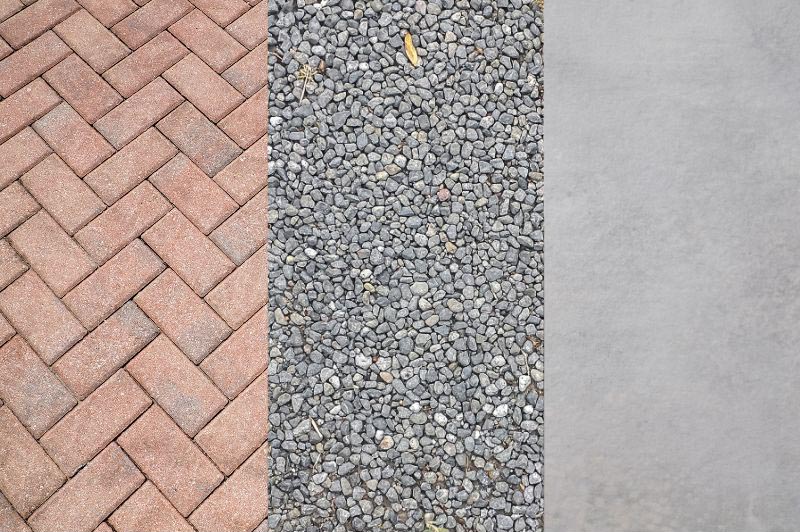 GES Pavers Blog post image - comparing pavers to other hardscape materials