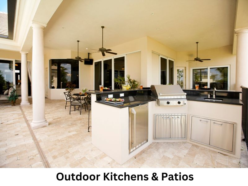 Tampa outdoor kitchens and patio pavers - GES Pavers